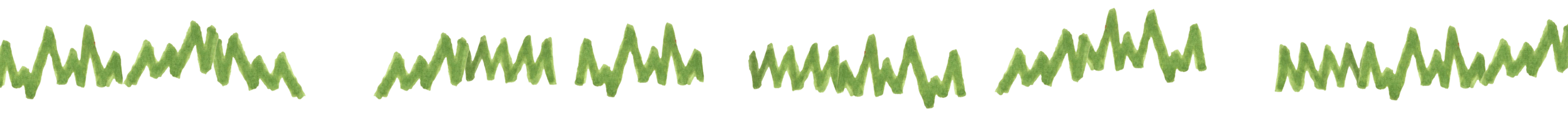 Grass banner in green marker